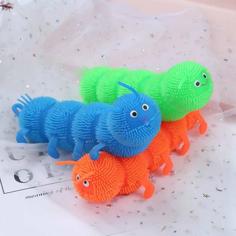 Yoyo Luces Squishy Gusano