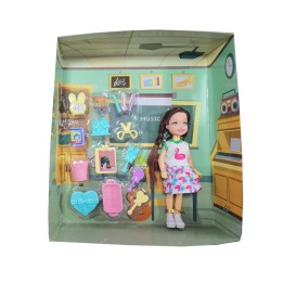 Muñeca Escuela Utiles Acces