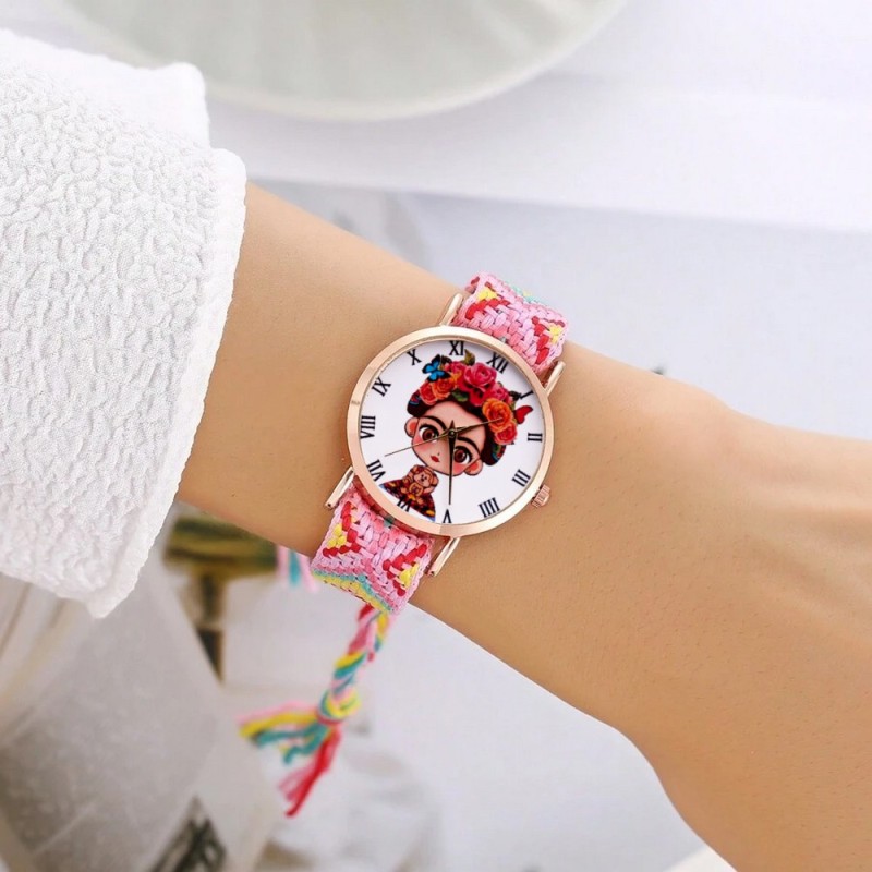 Reloj Frida Tejido Hilos
