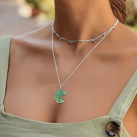 Collar Cuarzo Jade Arbol