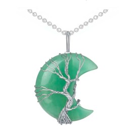 Collar Cuarzo Jade Arbol