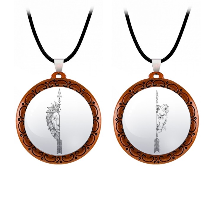 Collar Leon Leona Pareja