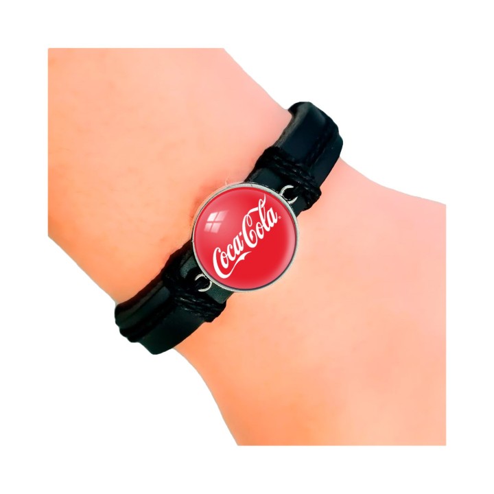 Pulsera Cuero Coca Cola