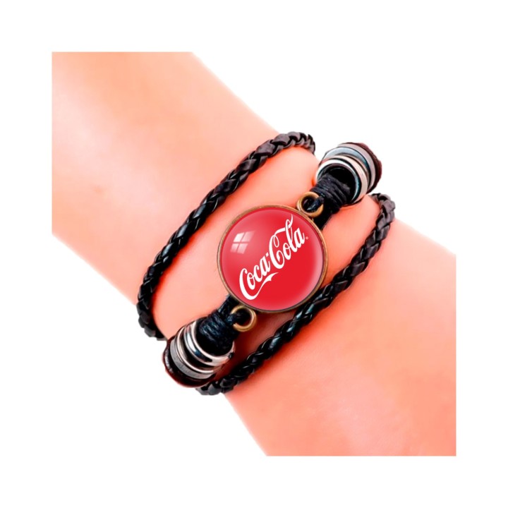 Pulsera Cuero Coca Cola