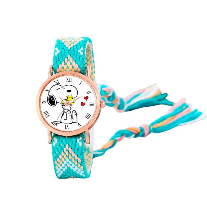 Reloj Snoopy Dorado