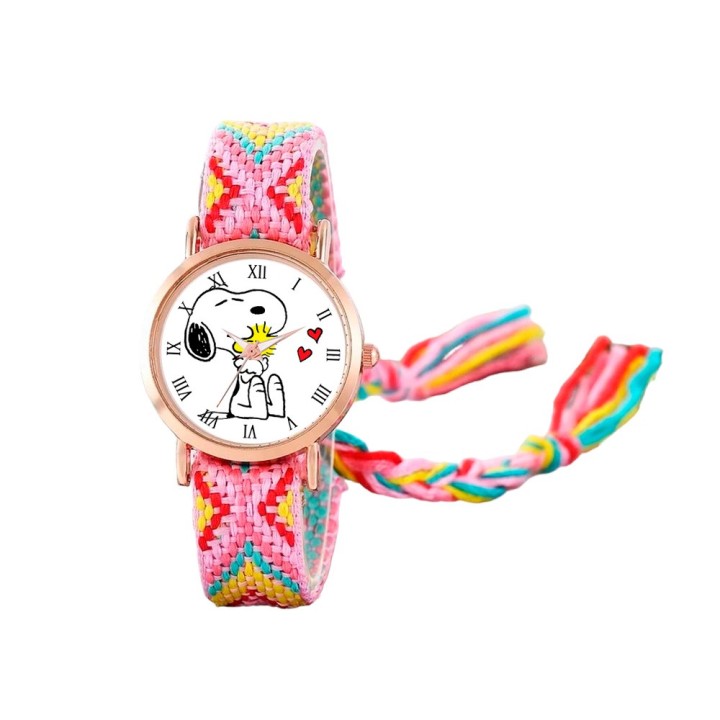 Reloj Snoopy Dorado