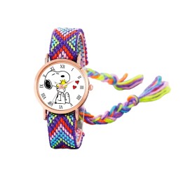 Reloj Snoopy Dorado