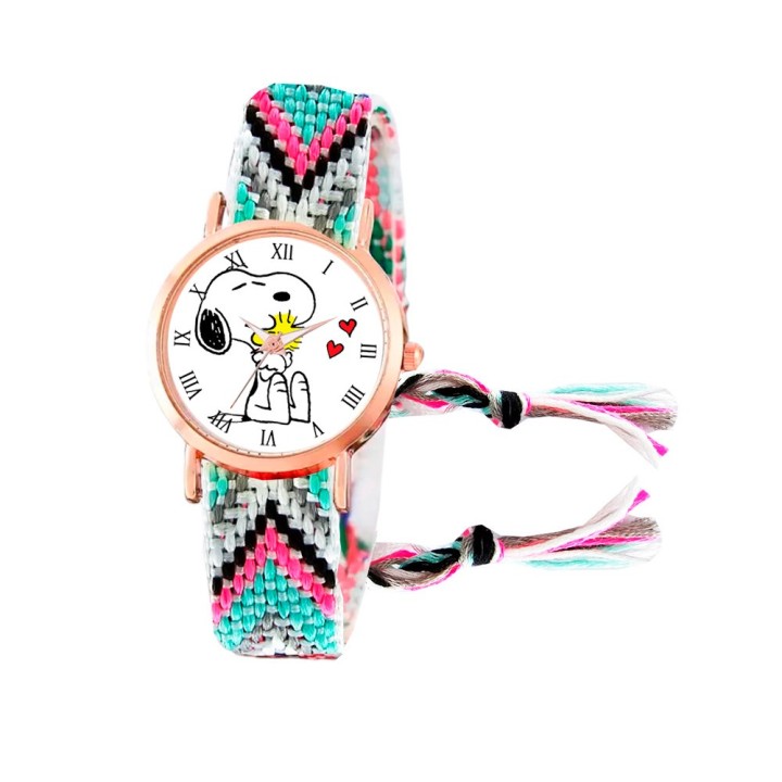 Reloj Snoopy Dorado