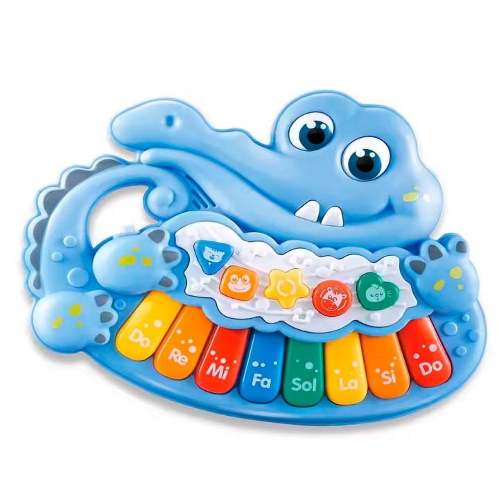 Piano Cocodrilo Notas Musicales