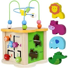 Cubo Para Bebes Madera