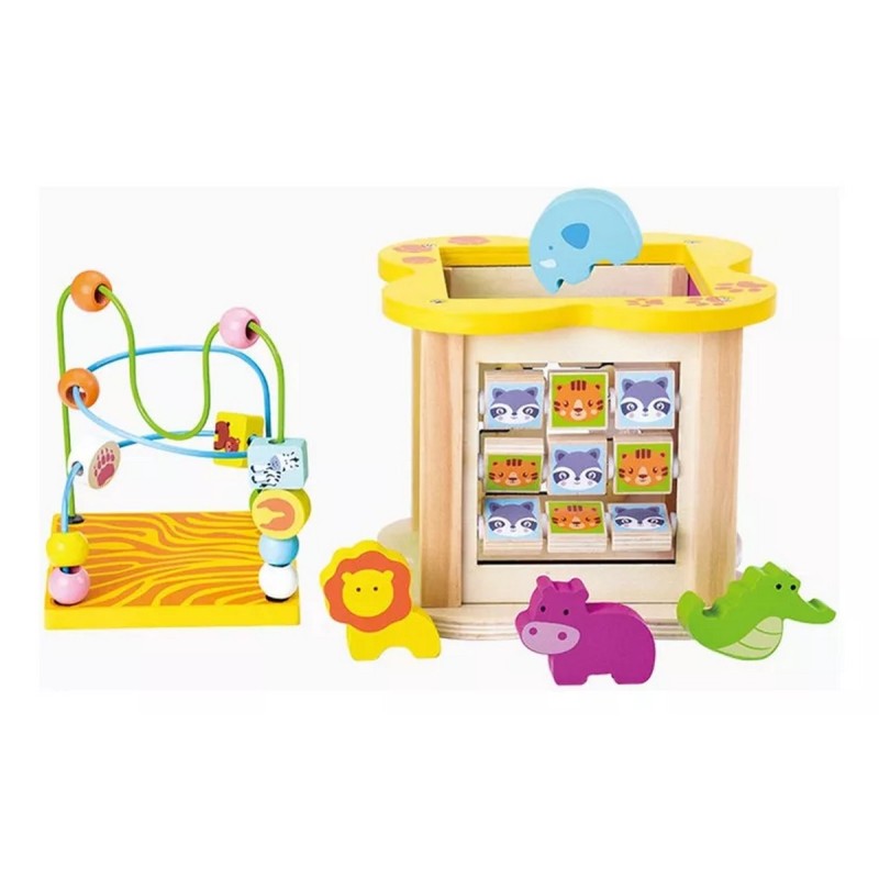 Cubo Para Bebes Madera