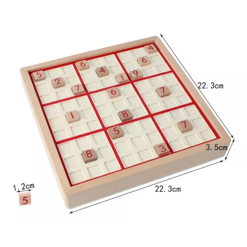 Sudoku Madera Juego Mental