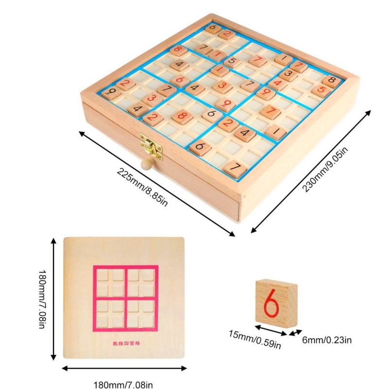Sudoku Madera Juego Mental