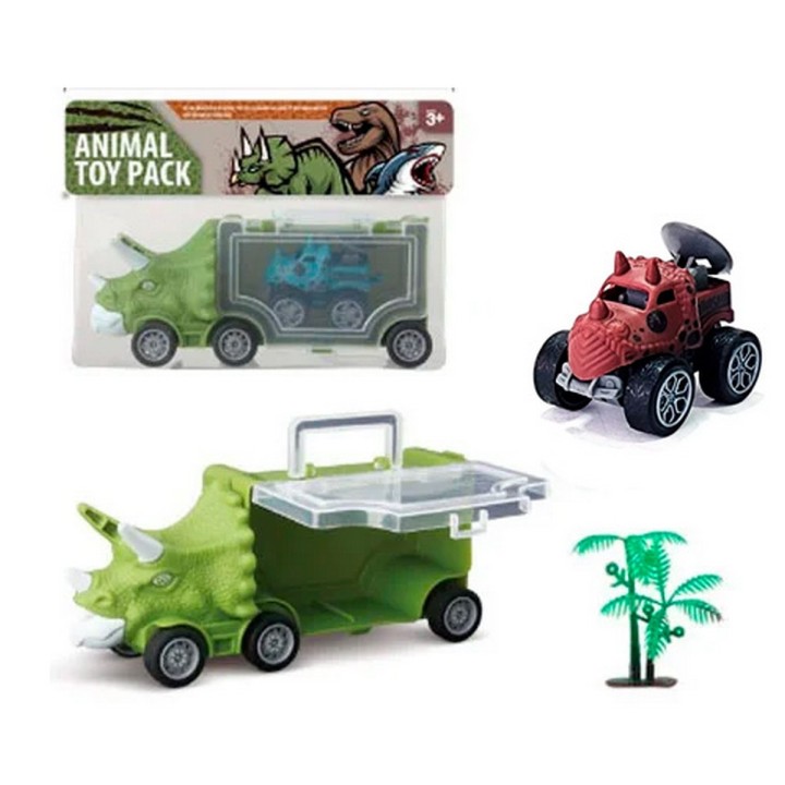 Carro Tractomula Dinosaurio