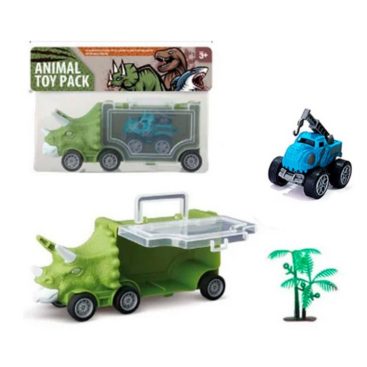 Carro Tractomula Dinosaurio