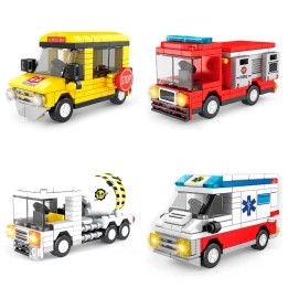 Ambulancia Bomberos Construcciónx4