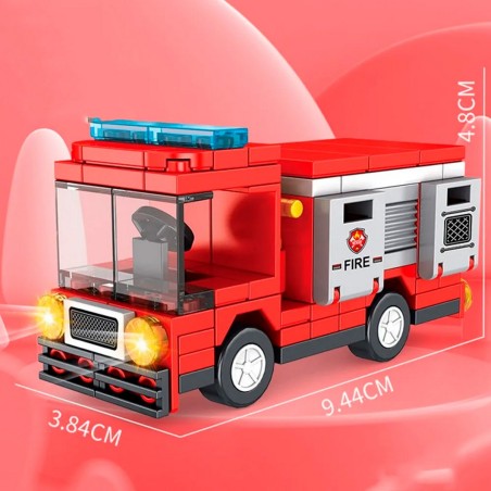 Ambulancia Bomberos Construcciónx4