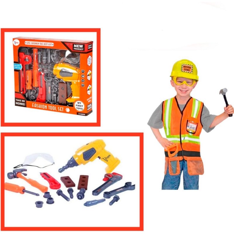 Niños Set De Herramientas