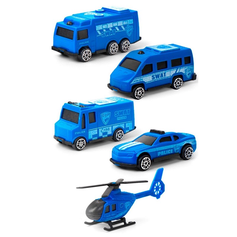 Carro Coleccionable Swat X 5 Pcs