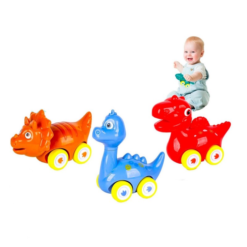 Carro Dinosaurio X 3 Und