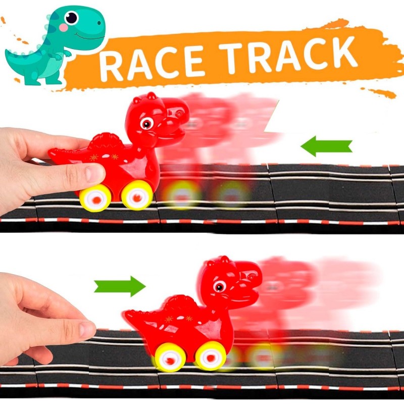 Carro Dinosaurio X 3 Und