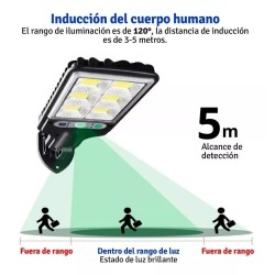 Lampara Panel Solar Jx-616b