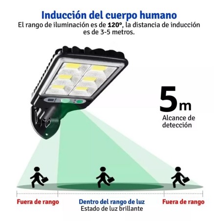 Lampara Panel Solar Jx-616b