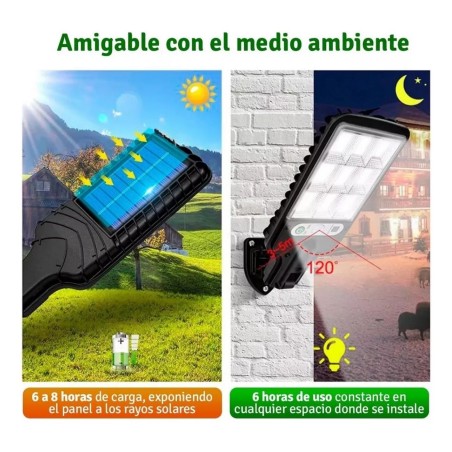 Lampara Panel Solar Jx-616b
