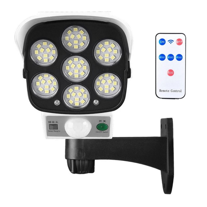 Lámpara Led Panel Solar