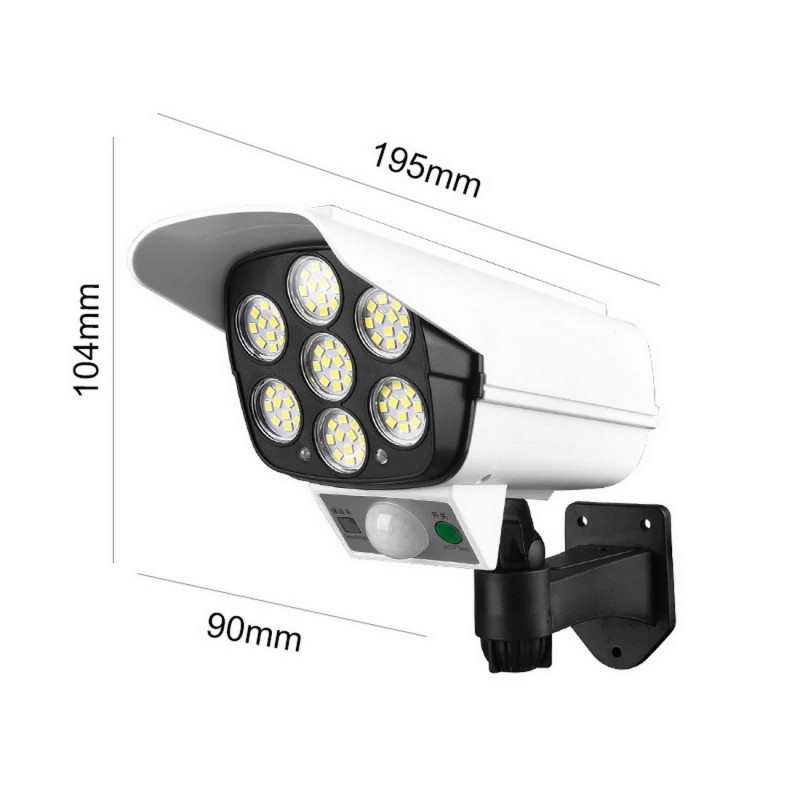 Lámpara Led Panel Solar