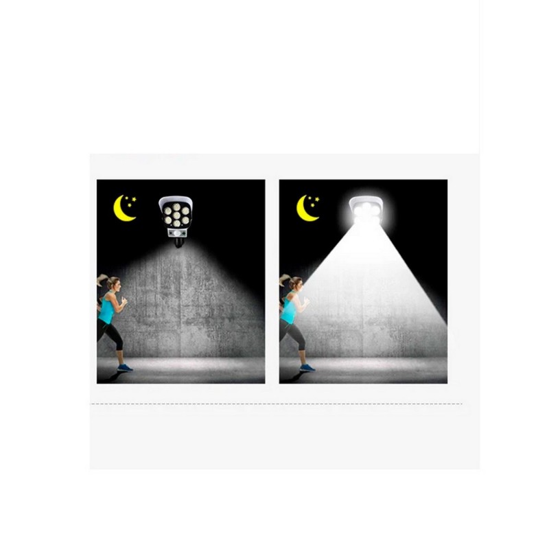 Lámpara Led Panel Solar