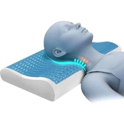 Almohada De Gel Ortopédica Memory Pillow Refrescante X 2 Uni
