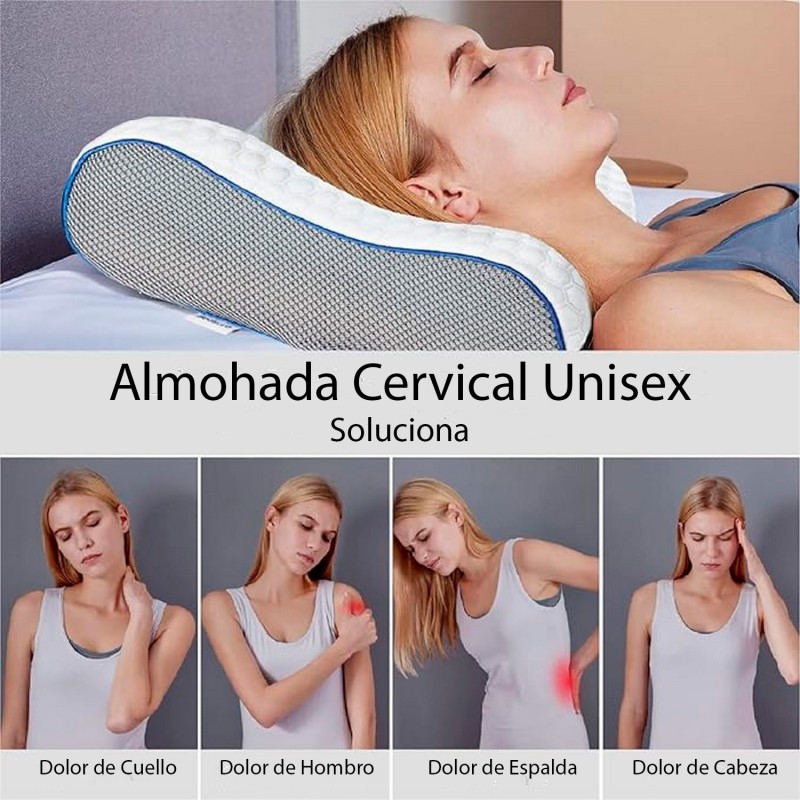 Almohada De Gel Ortopédica Memory Pillow Refrescante+funda