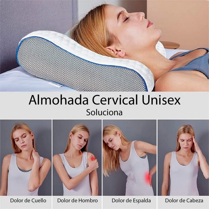 Almohada De Gel Ortopédica Memory Pillow Refrescante+funda