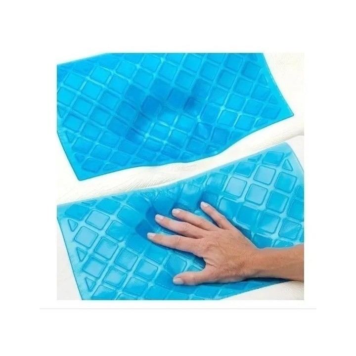 Almohada De Gel Ortopédica Memory Pillow Refrescante+funda