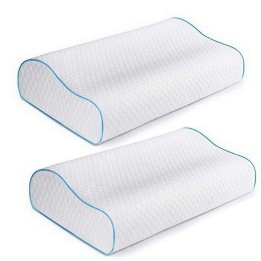 Almohada De Aloe Vera Ortopédica Cool Pillow Indeformable X2