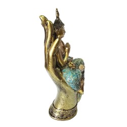 Buda Dorado Mano Decoración Prosperidad Feng Shui Meditaciòn