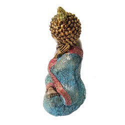 Buda Dorado Sentado Decoración Prosperidad Feng Shui