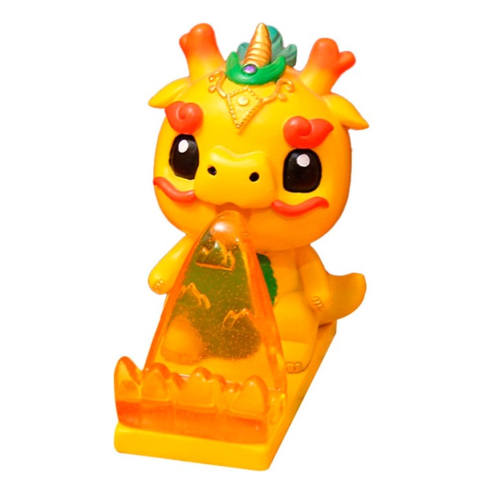 Dragon Chino Amarillo Feng Shui Sabiduria Figura Decoracion