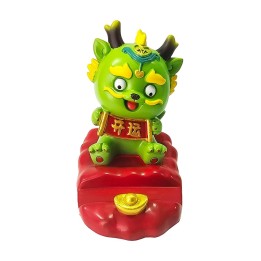 Dragon Chino Verde Feng Shui Sabiduria Figura Decoracion