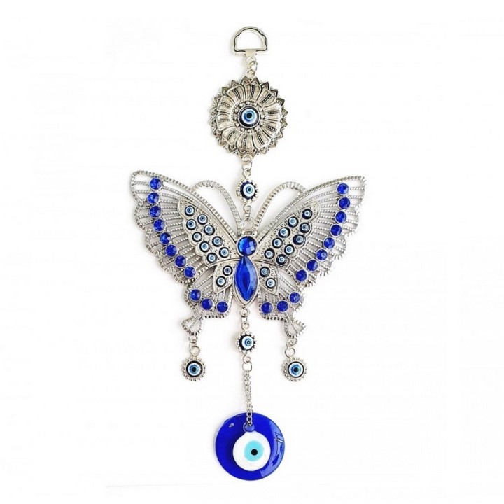 Colgante Mariposas Ojo Turco Móvil De Pared Decoración