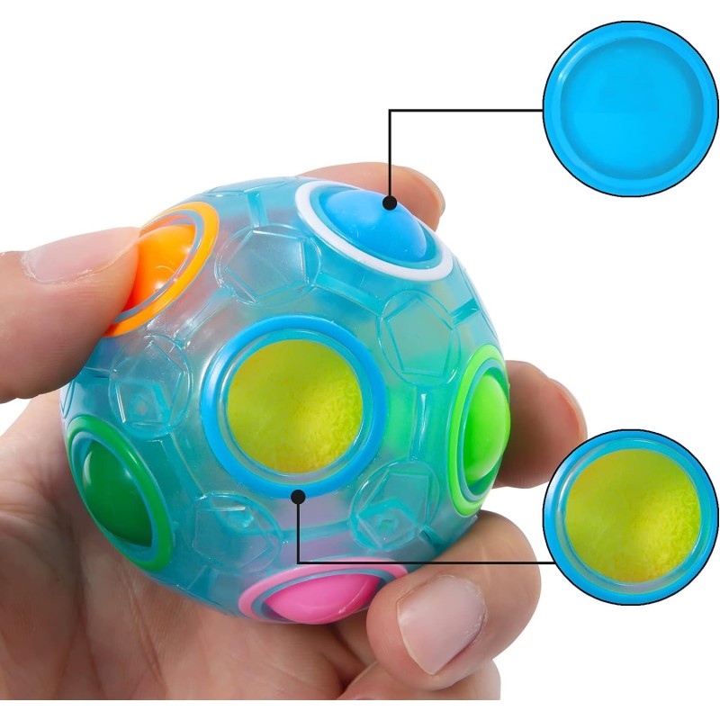 Juego Pelota Magica Rainbow Destreza Habilidad Inteligencia