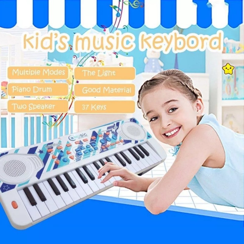 Piano Organeta Teclado Musical Unisex Electrico Juguete