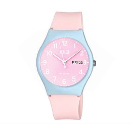 Reloj Q&q Qyq Deportivo Colores Pastel Impermeable + Estuche