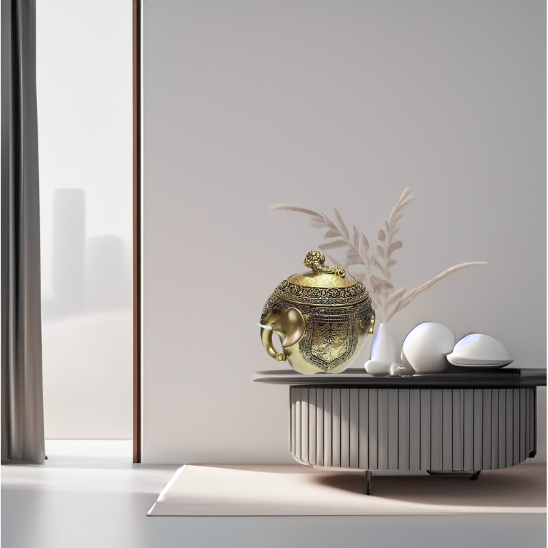 Elefante Ganesha Cofre Joyero Feng Shui Decorativo