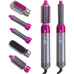 Cepillo Secador De Pelo 5 En 1 Con Voluminizador De Iones