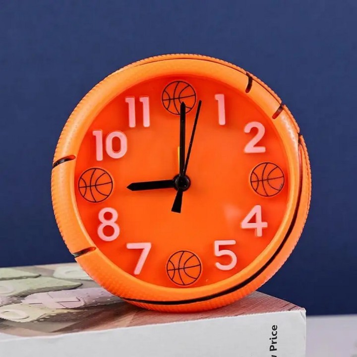 Reloj De Mesa Despertador Balon Baloncesto Unisex + BateriaReloj De Mesa Despertador Balon Baloncesto Unisex + Bateria
