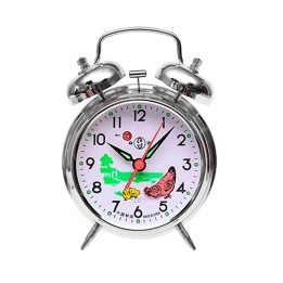 Reloj Despertador Tamaño 10 X 16 Cm Gallina Campanas Cuerda