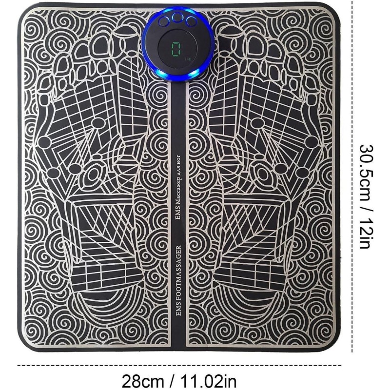 Masajeador De Pies Gimnasia Pasiva Ems Electrico Recargable