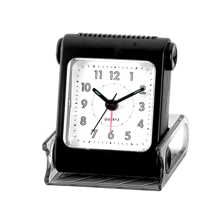 Reloj De Mesa Despertador Travelling Cuadrado 8160 + Bateria